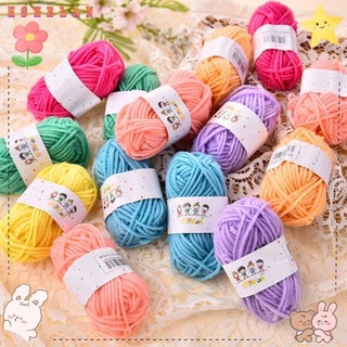 Set 12 cuộn len đan móc thủ công nhiều màu mềm mại cho người mới bắt đầu