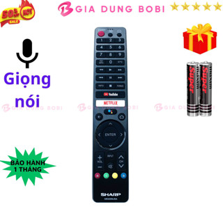  SKU420 - Remote điều khiển tivi SHARP Mã 08 GB326WJSA Giọng Nói điều khiển TV SHARP 2T- C42BG1X 