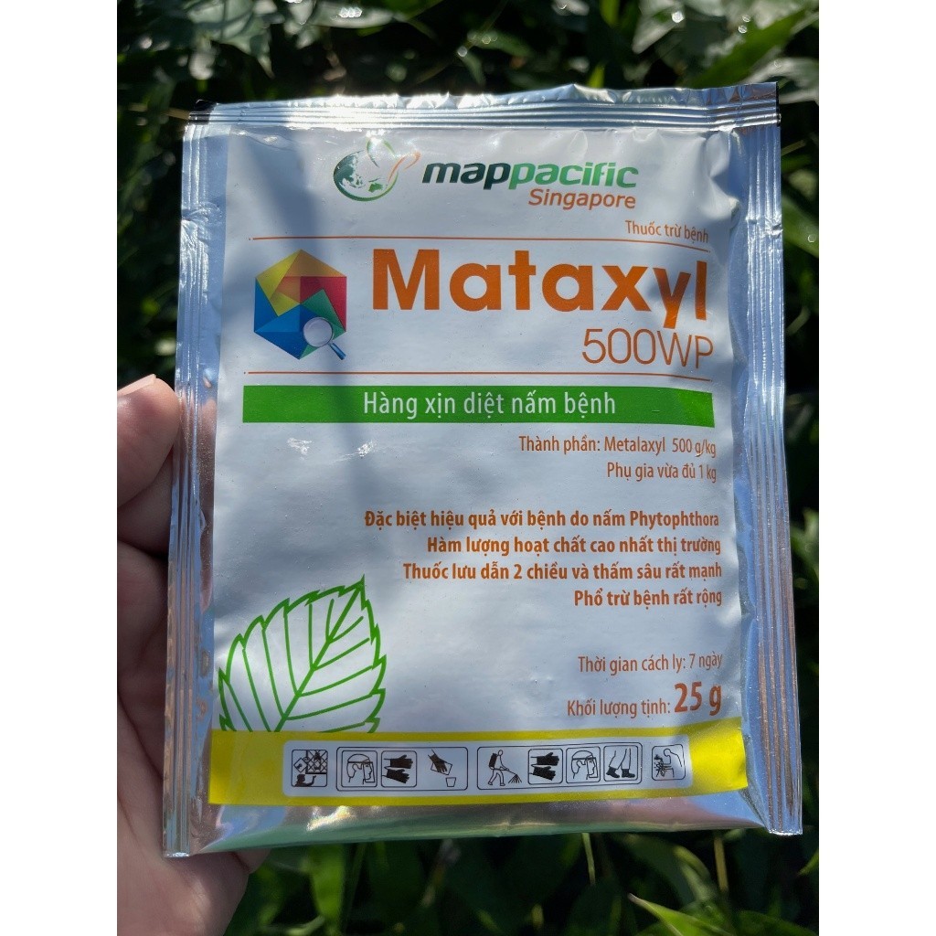 Thuốc Trừ Nấm Bệnh Mataxyl 500WP (Gói 25) - Hàng xịn diệt nấm bệnh phổ rộng