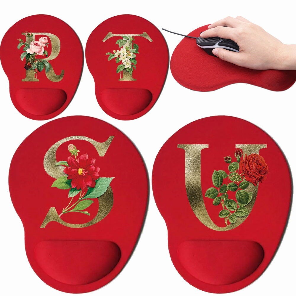 Non-slip wrist pad Computer gaming mouse pad Ergonomic mouse pad Soft thick sponge mouse Golden flow