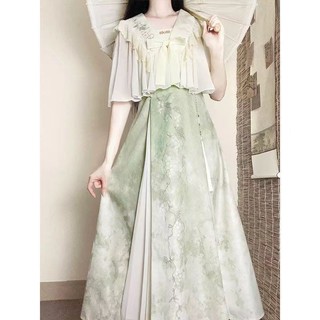  Bộ Váy Nữ Gồm Áo Và Chân Váy Phong Cách Trung Hoa Kiểu Mỏng Cải Tiến Hán Phục Mẫu Mới 