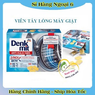 VIÊN TẨY LỒNG MÁY GIẶT DENKMIT ĐỨC ,Tẩy Và Chống Bám Cặn Trong Lồng Giặt [Hàng nội địa Đức Đủ Bill } [Hot]