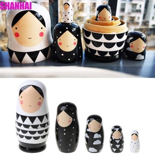 Shanhai bộ 5 búp bê nga đáng yêu