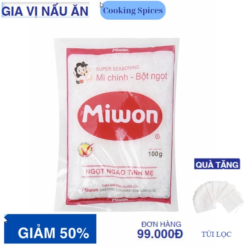 100gr Bột ngọt mì chính Miwon