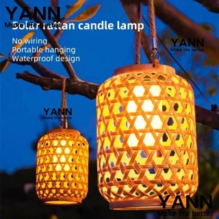 Đèn lồng mây giả năng lượng mặt trời BDO, Đèn chùm phong cảnh dệt chống nước ấm áp