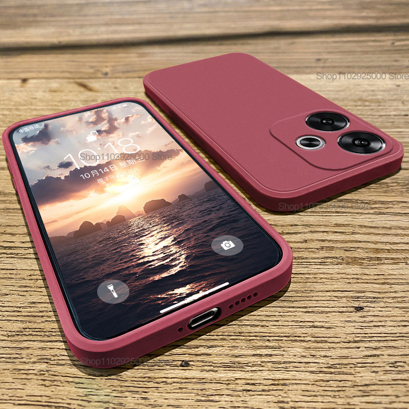 Ốp lưng Poco F6 PocoF6 Vỏ điện thoại bảo vệ silicon lỏng vuông cho Xiaomi Poco F6 F 6 F6Pro F6 Pro P
