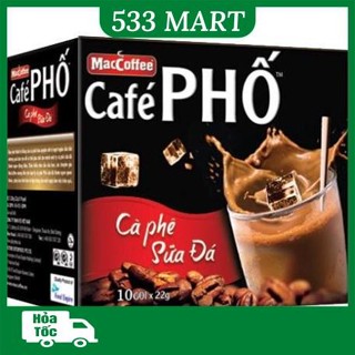 [HỘP 240G] Cafe PHỐ Sữa đá hộp 240g (10 gói x 24g)