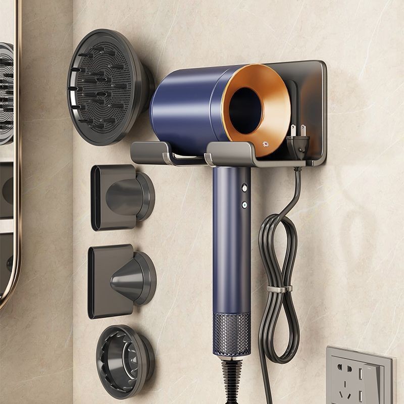 Giá Treo Máy Sấy Tóc Gia dụng Giá Treo Máy Sấy Tóc không đục lỗ Giá treo máy sấy tóc treo tường phòn