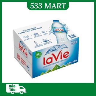 [HỎA TỐC HCM] Thùng 24 chai nước suối Lavie 500ml