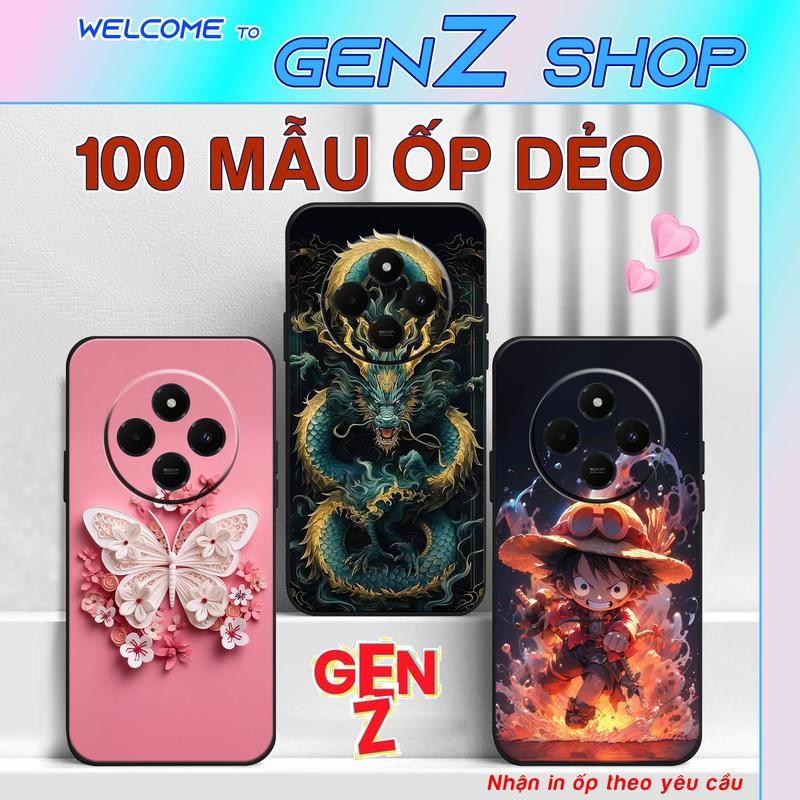 Ốp Xiaomi Redmi 14C - 100 mẫu Ốp lưng điện thoại nhựa dẻo TPU bảo vệ camera chống sốc GenZ Shop