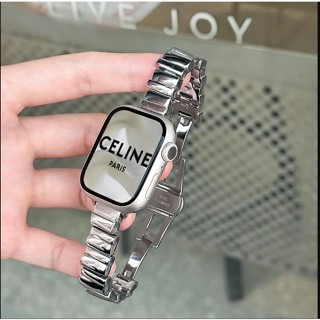  Dây đeo bằng thép không gỉ không đều thời trang cho Amazfit Bip 5 5 Unity Bip 3 Pro GTS 2 2e 3 4 Mini GTR Mini Amazfit Bip U Dây đeo đồng hồ thông minh Vòng tay liên kết kim loại cho Amazfit Active 