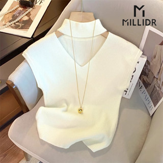 Áo ba lỗ tay đua cổ chữ V cổ điển nữ mặc trong mới đẹp