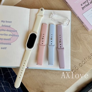 Dành Cho Mi Band 8 9 Dây Đeo Đồng Hồ Thông Minh Phụ Kiện Silicon Mềm Thể Thao Dây Thay Thế Cổ Tay Correa Cho Xiaomi MiBand 7 6 5 4 3 Vòng Tay
