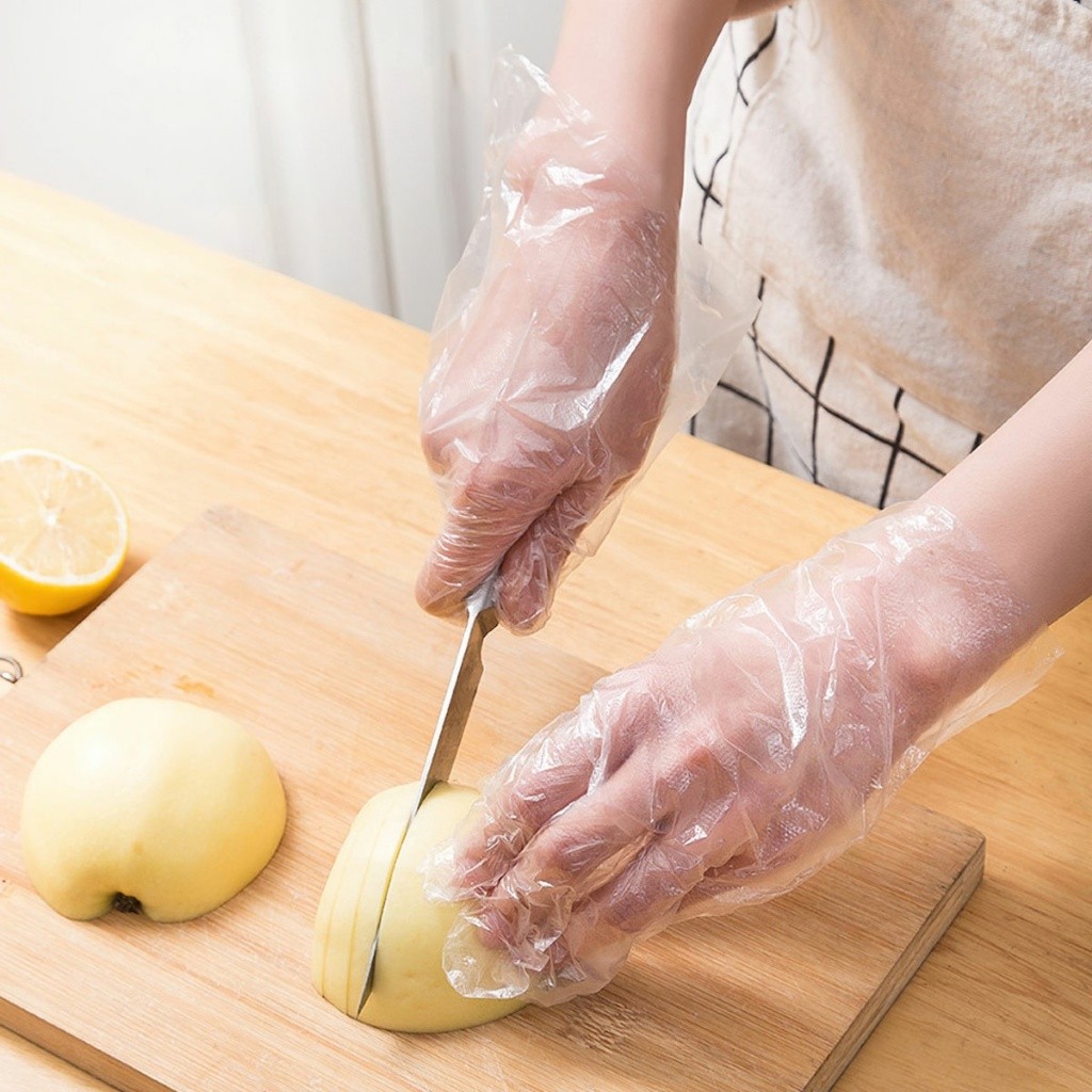 100 chiếc găng tay nhựa dùng một lần ALINE