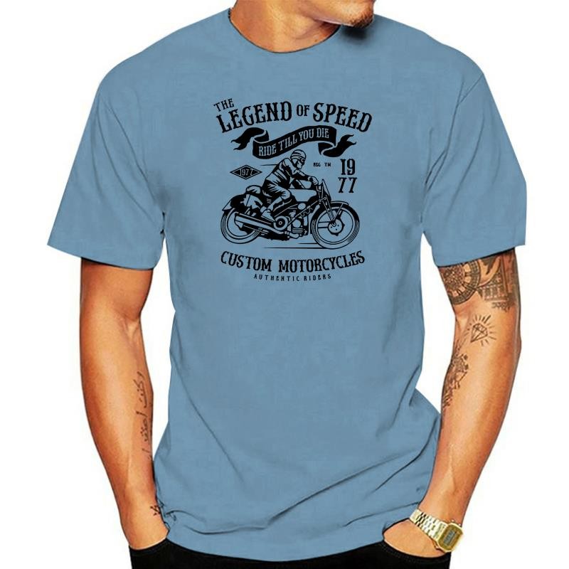 Legend of Speed Custom Motorcycles Ride Until You Die Áo thun dành cho người lớn