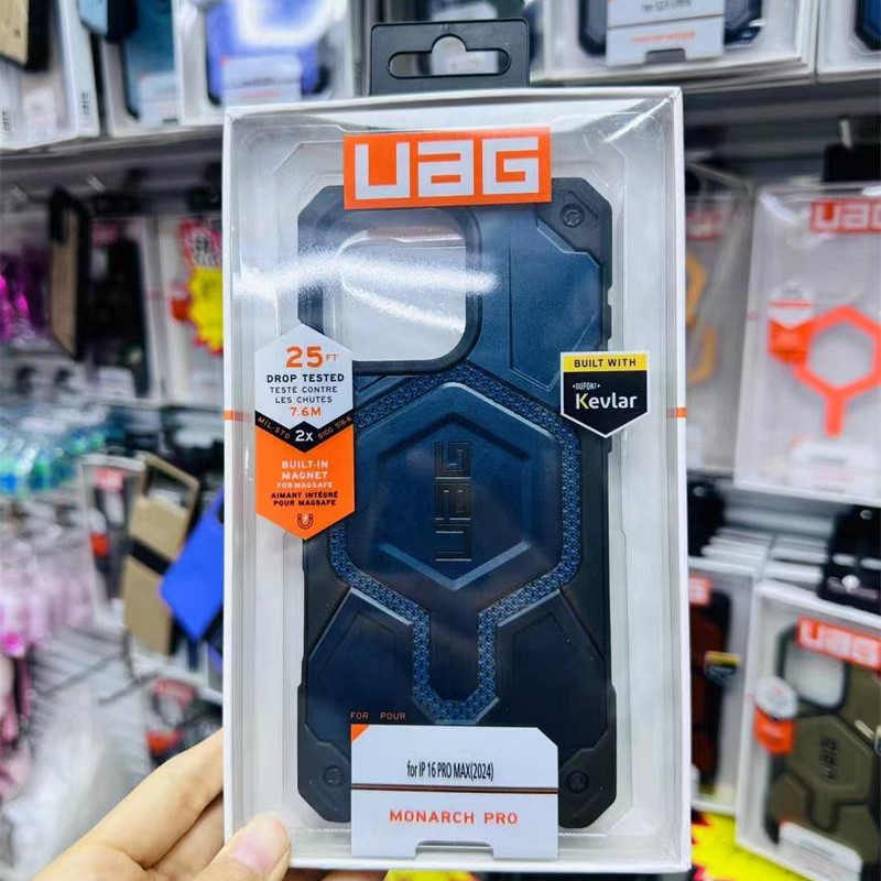 Uag Monarch Pro Kevlar® Dành cho iPhone 16 Pro Max / 16 Pro / 16 Plus / iPhone 16 Vỏ từ tính