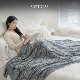 Chăn Hè/Chăn Mền Hạng Nhất Hàng Không Máy Bay Chăn Dày Ngủ Sofa Chăn Dệt Jacquard Chăn