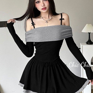 Chic váy Đầm váy nữ body đầm Hàn Phong Stylish Fashion Phong cách WLQ24A0D3D 42Z241017