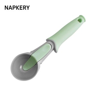 Thìa Tráng Miệng NAPKERY, Chống Dính Với Thìa Kem Lỗ Hung, Nhựa Đa Năng Thời Trang Dễ Dàng Vệ Sinh Bánh Quy Muỗng Nhà Bếp