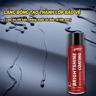 Chai Phục Hồi Nhựa Nhám Xe máy Ô tô LIBITU Chai lớn 450ml Dạng Xịt Dưỡng & Đánh Bóng Nhựa Nhám + Khăn 30x30 vàng