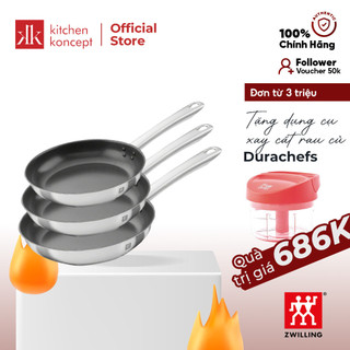 Chảo inox chống dính zwilling moment - 24cm/ 26cm/28cm