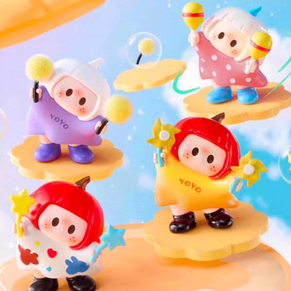 [Tùy chọn] MINISO YOYO Playful nghiêng Series Blind Box Doll Quà tặng hợp thời trang