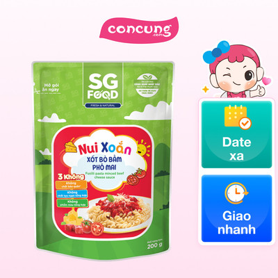 Nui xoắn xốt bò bằm phô mai 200g