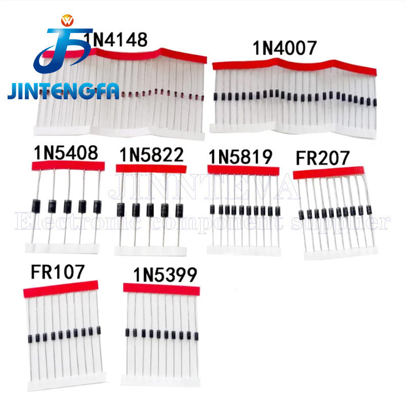 Diode nội tuyến 50 CÁI 1N5399 IN5399 DO-15 1.5A 1.000V DIP Chỉnh Lưu Diode 5399 Diode In-line