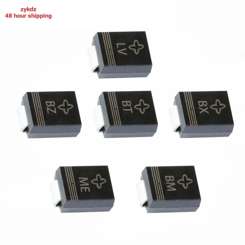 Sản phẩm mới50 Chiếc SMD TVS Điốt SMBJ26A SMBJ28A SMBJ30CA SMBJ33CA SMBJ36CA SMBJ40CA SMBJ43CA SMBJ4