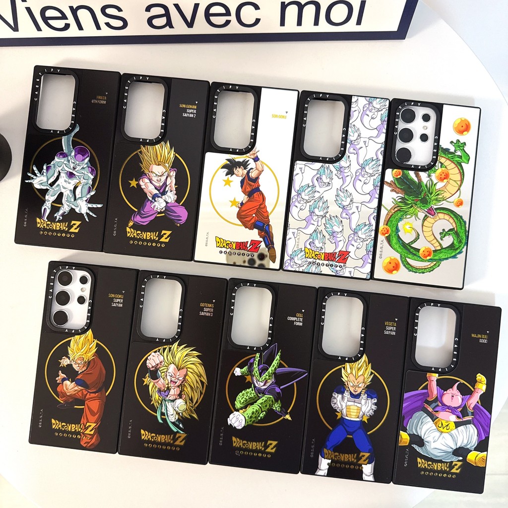 [Dragon Ball Z] Ốp điện thoại acrylic trong suốt CASETIFY phù hợp cho Samsung Galaxy S25 Ultra S24 U