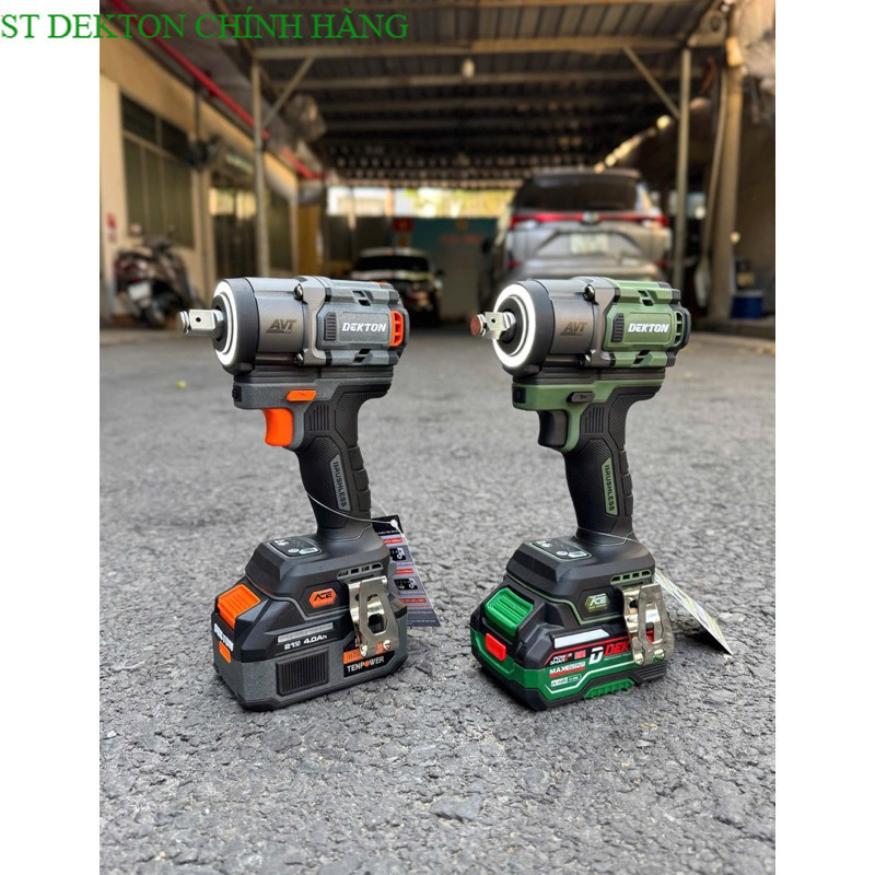 Máy siết bulong Dekton thế hệ GEN 4 680N.m - M21-IW680Promax/Lực siết 680N.m/Chân  phổ thông STORE D