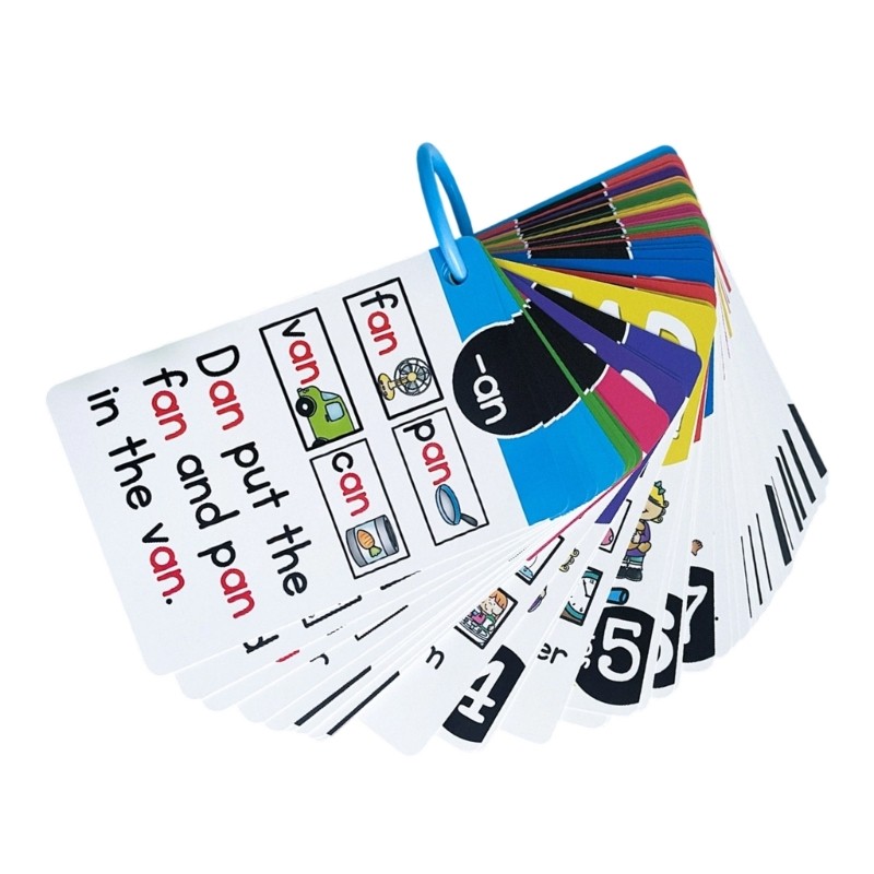 Love * Thẻ xây dựng Vocabulay hai mặt Trẻ em Học sớm Phonics Flashcards