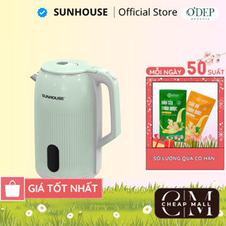 Ấm Đun Siêu Tốc 2 Lớp 2.8L SUNHOUSE SHD1364 - BH chính hãng 12 tháng - CHEAP CMO