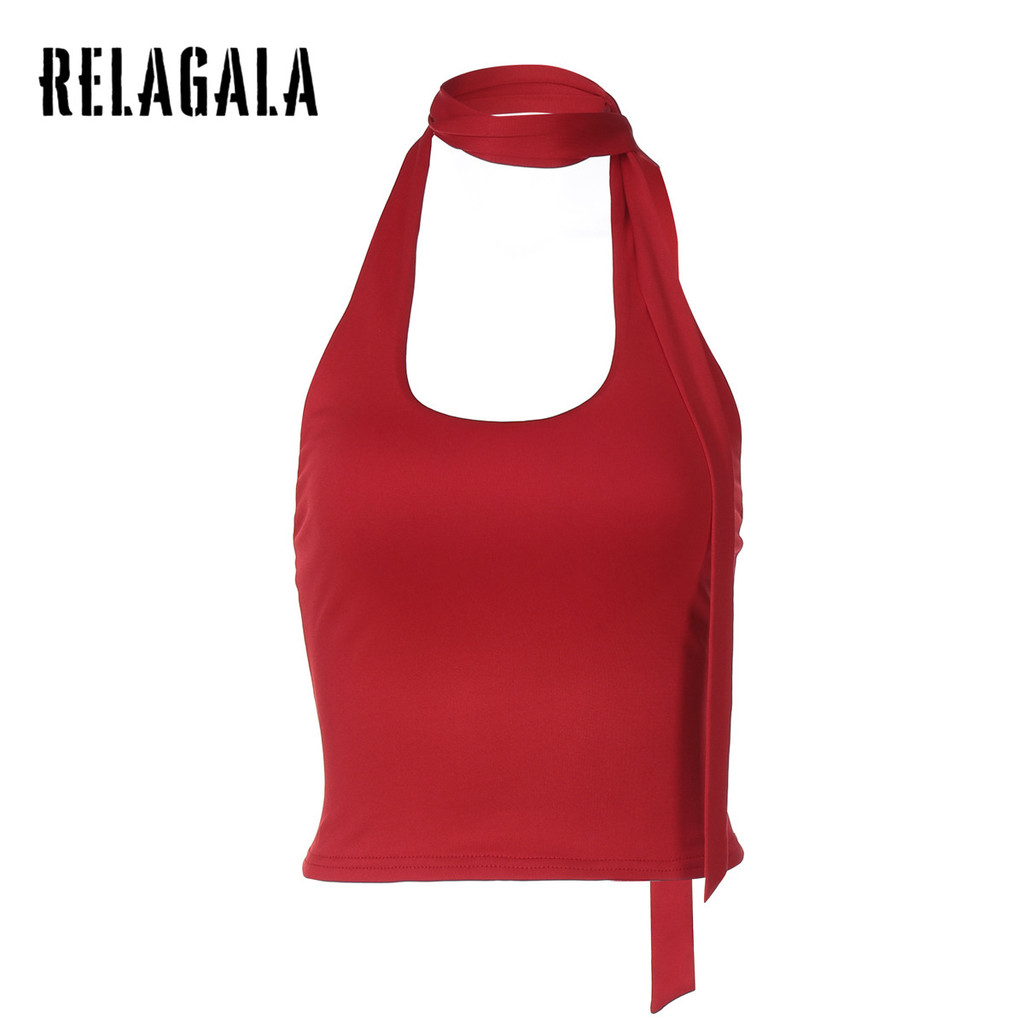 Áo hai dây Relagala màu trơn, style thời trang streetwear