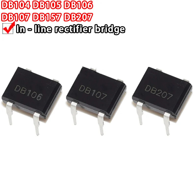 1-5 Miếng Gói DB104S DB105S DB106S DB107S DB157S DB207S DIP-4