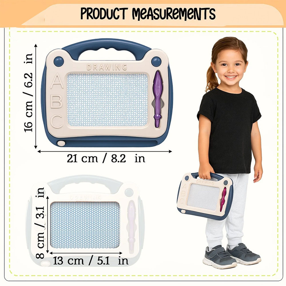 Kids' Magnetic Drawing Board & Writing Board, Safe & Erasable for Toddler Creativity