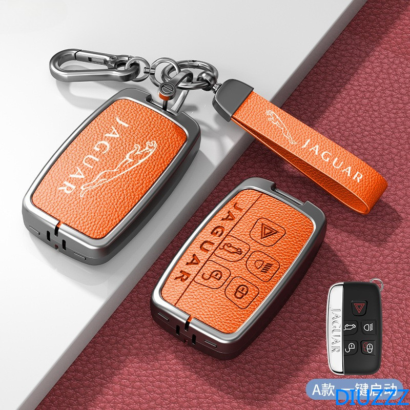 Ốp Chìa Khóa Cho Jaguar XF XJ XE S-Type F-Type X-Type F-Pace I-Pace Android XFR XKR Hợp Kim kẽm Chìa
