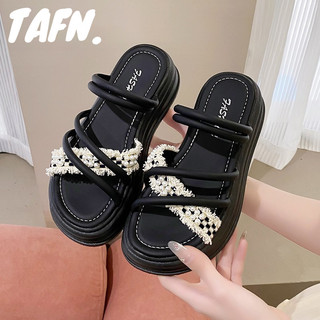 TAFN  Dép sandal nữ Hở Ngón Đế Dày Có Quai Cài 2024NEW Mùa hè Kiểu Dáng Thời Trang  Cá tính Phù hợp Đa dạng Thể thao FDL2460WXD 27Z240705