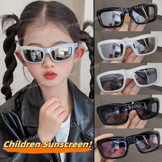 Kính Mát Trẻ Em Cho Trẻ Em Thời Trang Tương Lai Hip Hop Chống Nắng Gương Bé Gái Kính Mát Bé Trai Mùa Hè Ngoài Trời Chống Tia UV Bóng Cho Trẻ Em