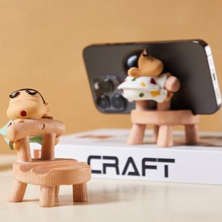  Giá đỡ điện thoại di động búp bê nhựa hình ghế Shin-Cậu bé bút chì - h2t toys 