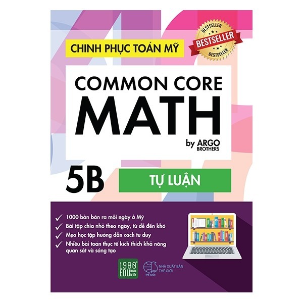 Sách - Chinh Phục Toán Mỹ - Common Core Math (Tập 5B)