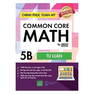 Sách - Chinh Phục Toán Mỹ - Common Core Math (Tập 5B)