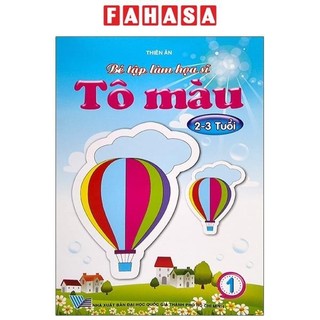 Sách bé tập làm họa sĩ tô màu