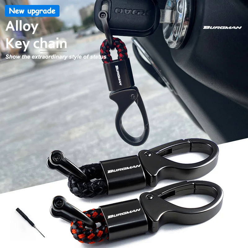 Dành Cho SUZUKI Burgman 400 650 125 AN400 AN650 AN SKYWAVE 400 Phụ Kiện Tùy Chỉnh LOGO Xe Máy Dây Bệ