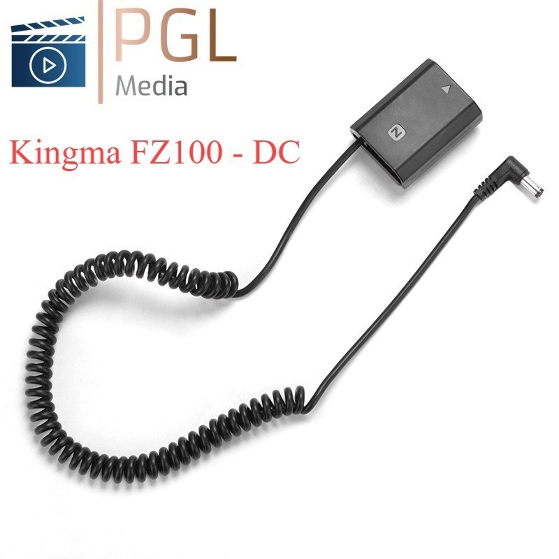 Pin ảo Kingma fw50, fz100 DC in, dummy SONY fw50, fz100 đầu vào DC