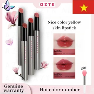  🌸Sản phẩm chính hãng🌸son aztk 04 chinh hǎng gương mùa xuân và mùa hè son  trắng  dưỡng ẩm  thủy tinh 