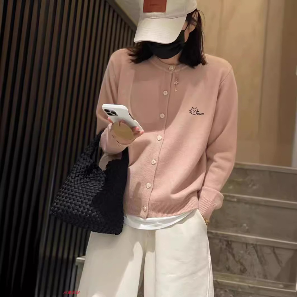 YAYUAN Áo khoác len nữ tay dài