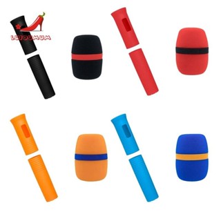 Vỏ bảo vệ micro không dây đàn hồi Vỏ bọc tay cầm màu Bảo vệ chống rơi cho phụ kiện sân khấu Ktv