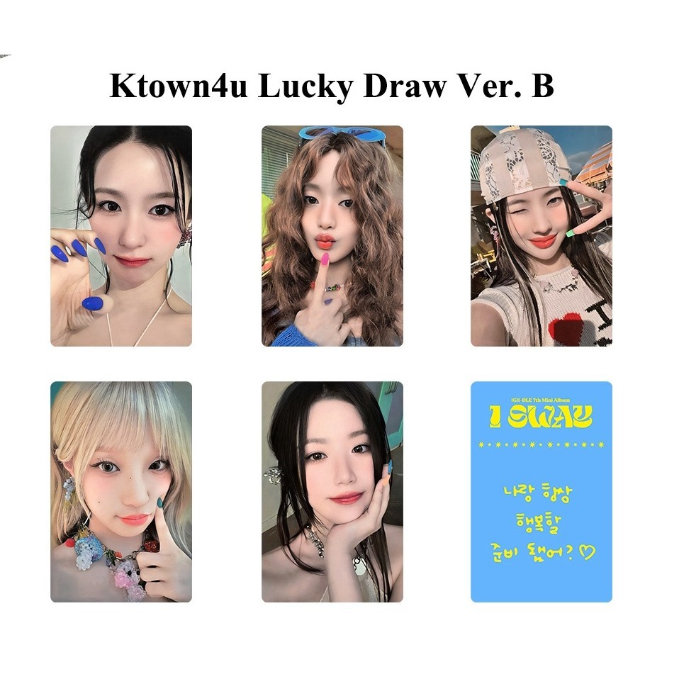 5pcs/set GIDLE I SWAY Lomo Card 7th Mini Album Photocards YUQI MINNIE SHUHUA MIYEON SOYEON SOLO Phot