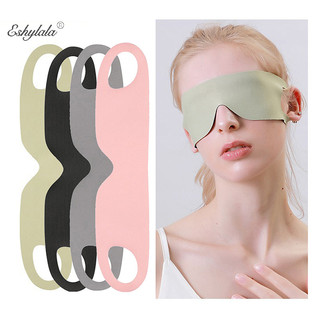 Chặn Ánh Sáng Di Động Mỏng Ice Silk Mặt nạ Mắt Cho Du Lịch Mùa Hè Ngủ Bịt Mắt Có Dây Đeo Tai Unisex Miếng Dán Mắt